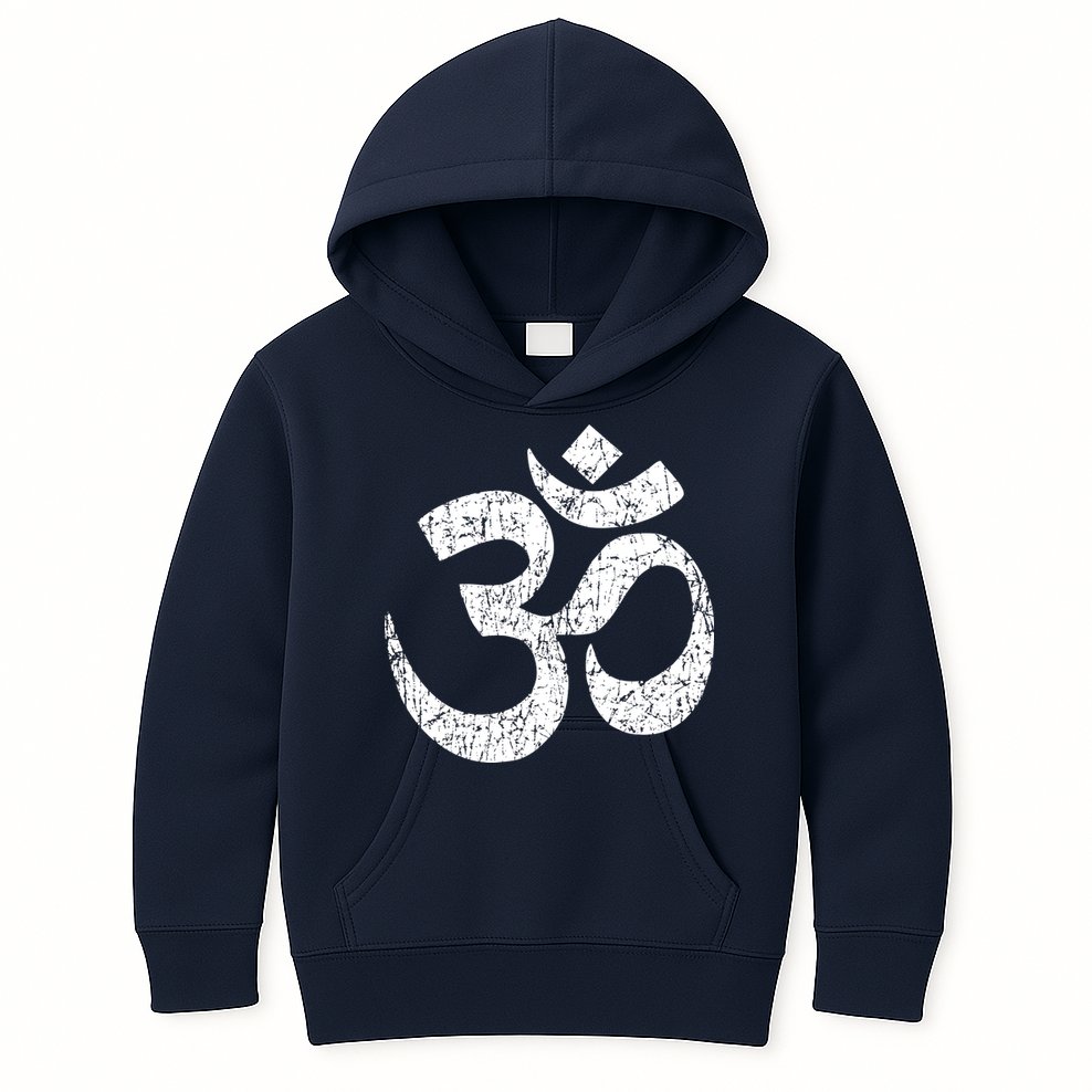 OM AUM Buddhist Zen YOGA Hindu India Kids Hoodie