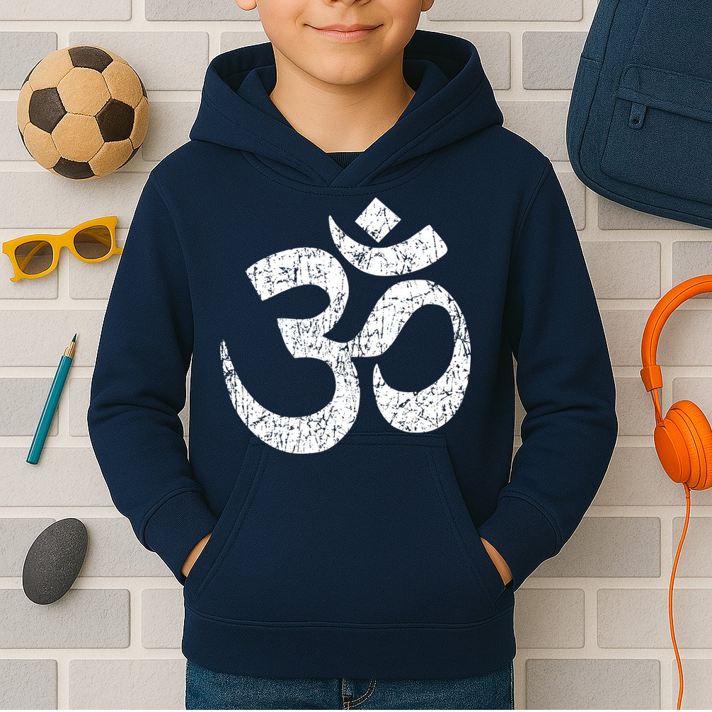 OM AUM Buddhist Zen YOGA Hindu India Kids Hoodie