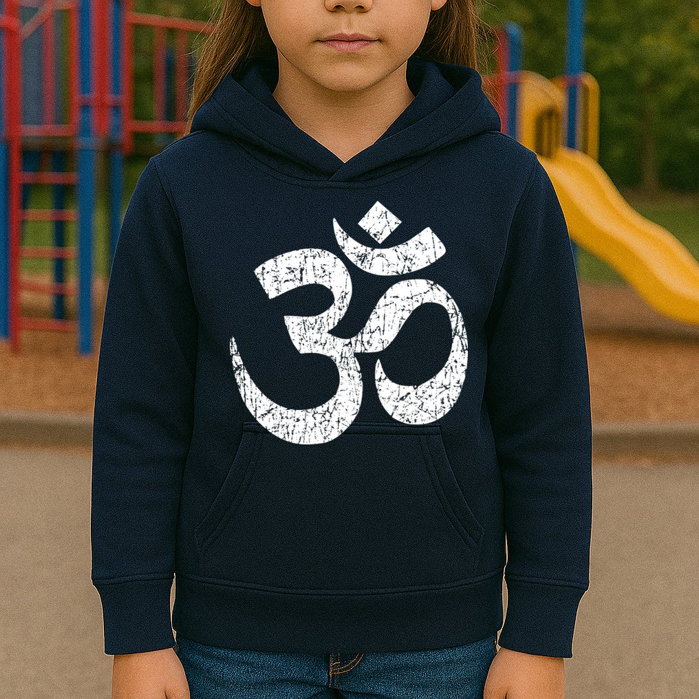 OM AUM Buddhist Zen YOGA Hindu India Kids Hoodie