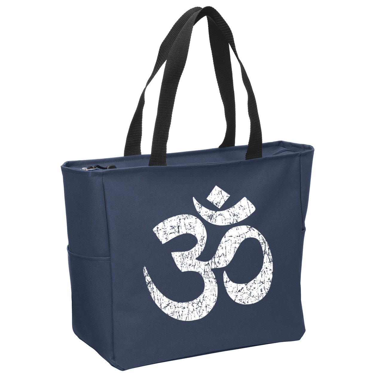 OM AUM Buddhist Zen YOGA Hindu India Zip Tote Bag