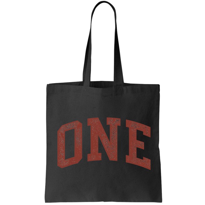 One Minimalist 1st Birthday Design 1-Year-Old Bag
