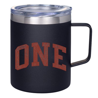 One Minimalist 1st Birthday Design 1-Year-Old 12oz Stainless Steel Coffee Mug