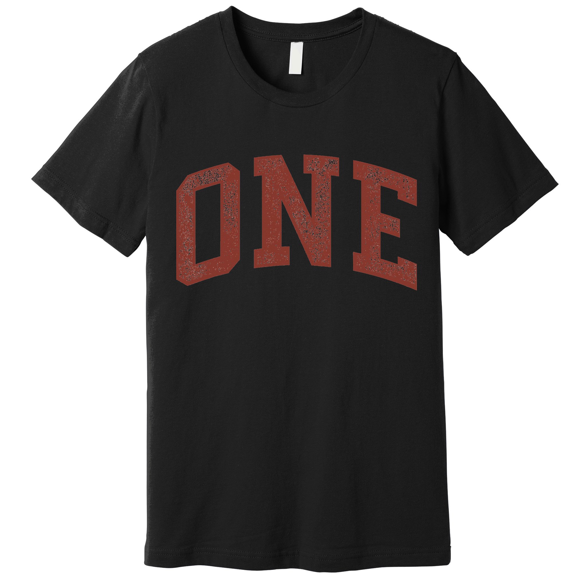 One Minimalist 1st Birthday Design 1-Year-Old Premium T-Shirt