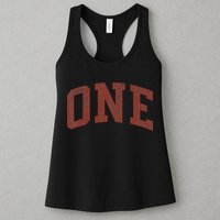One Minimalist 1st Birthday Design 1-Year-Old Womens Tank Top