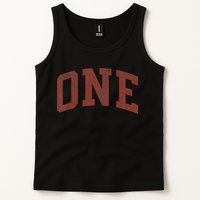 One Minimalist 1st Birthday Design 1-Year-Old Tank Top
