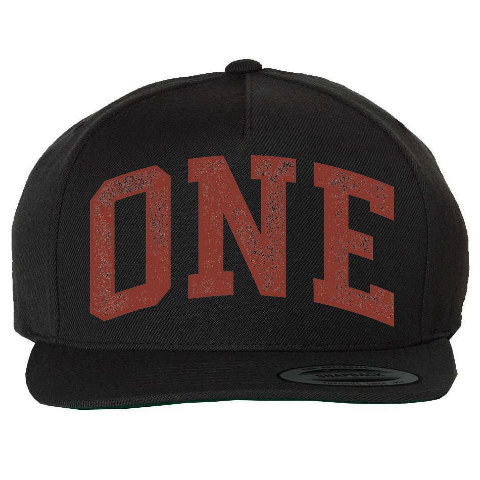 One Minimalist 1st Birthday Design 1-Year-Old Wool Snapback Cap