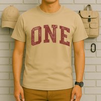 One Minimalist 1st Birthday Design 1-Year-Old T-Shirt