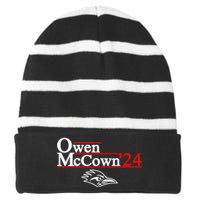 Owen Mccown 24 Striped Beanie with Solid Band