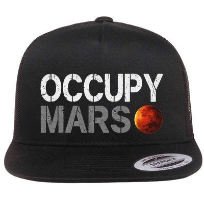 Occupy Mars Astronomy Space Explorer Science Flat Bill Trucker Hat