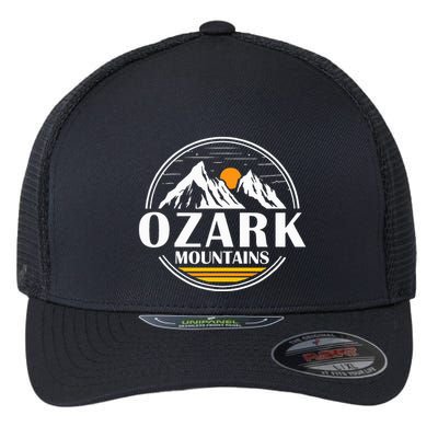 Ozark Mountains Arkansas Vacation Souvenir Gift Flexfit Unipanel Trucker Cap