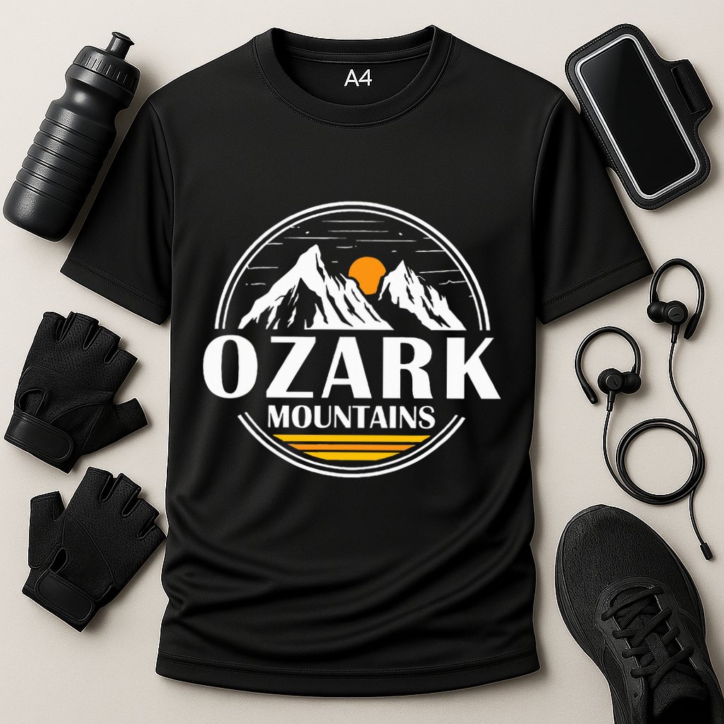 Ozark Mountains Arkansas Vacation Souvenir Gift Cooling Performance Crew T-Shirt
