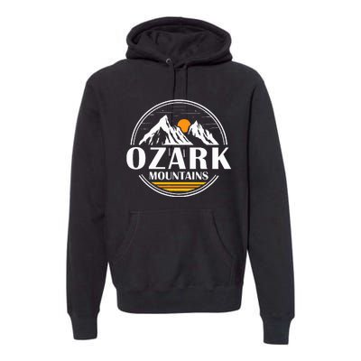 Ozark Mountains Arkansas Vacation Souvenir Gift Premium Hoodie