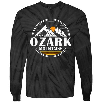 Ozark Mountains Arkansas Vacation Souvenir Gift Tie-Dye Long Sleeve Shirt