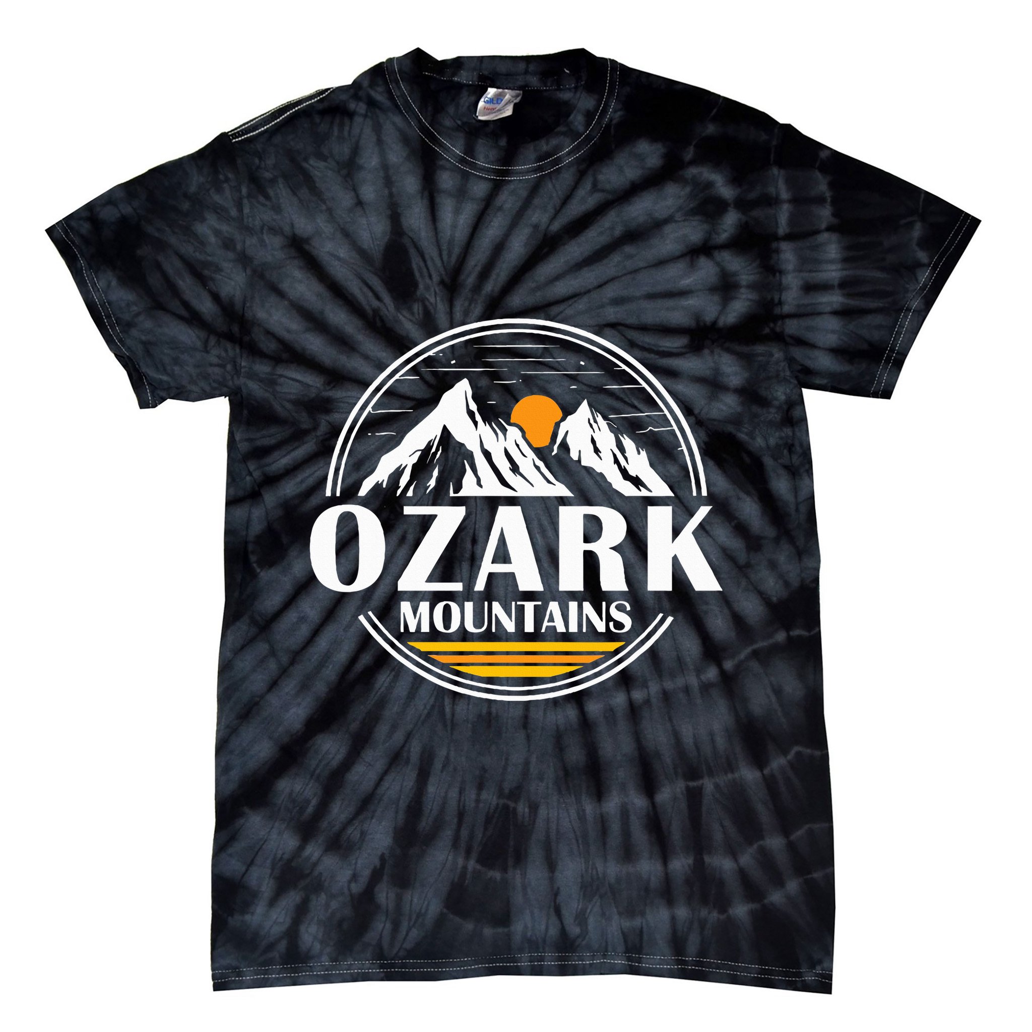 Ozark Mountains Arkansas Vacation Souvenir Gift Tie-Dye T-Shirt