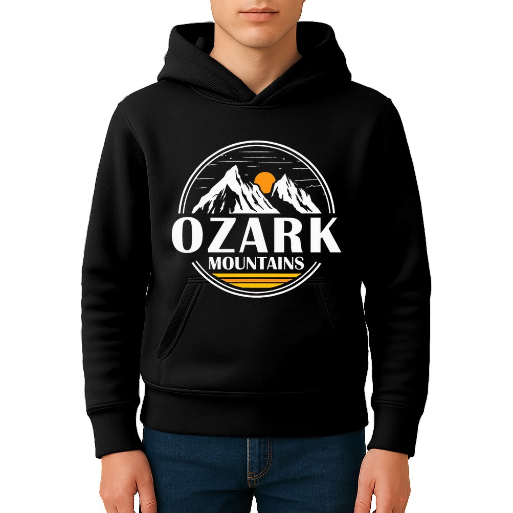 Ozark Mountains Arkansas Vacation Souvenir Gift Kids Hoodie
