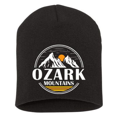 Ozark Mountains Arkansas Vacation Souvenir Gift Short Acrylic Beanie