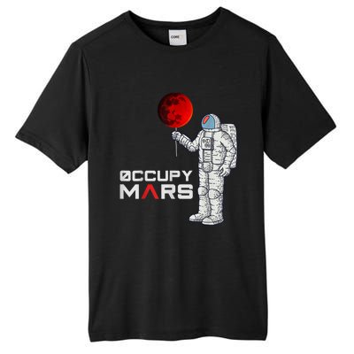 Occupy Mars Astronaut Funny Gift Tall Fusion ChromaSoft Performance T-Shirt