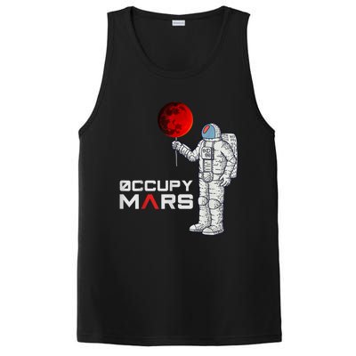 Occupy Mars Astronaut Funny Gift PosiCharge Competitor Tank