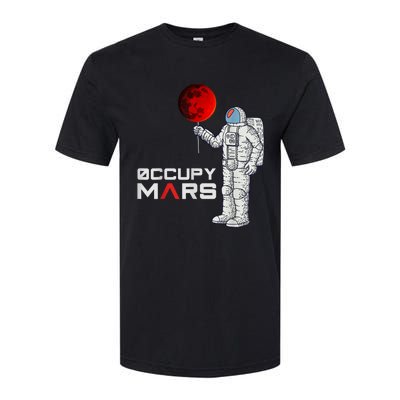 Occupy Mars Astronaut Funny Gift Softstyle CVC T-Shirt