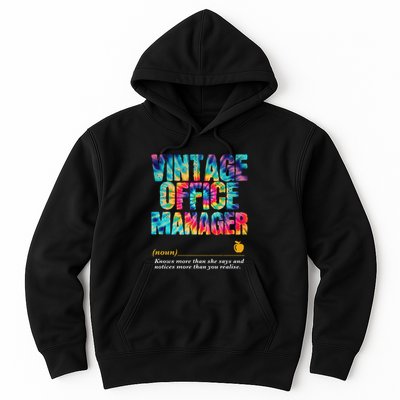Office Manager Appreciation Week Back To School Hoodie