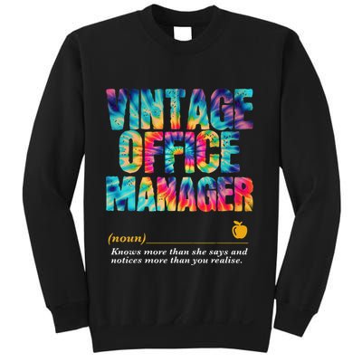 Office Manager Appreciation Week Back To School Sweatshirt