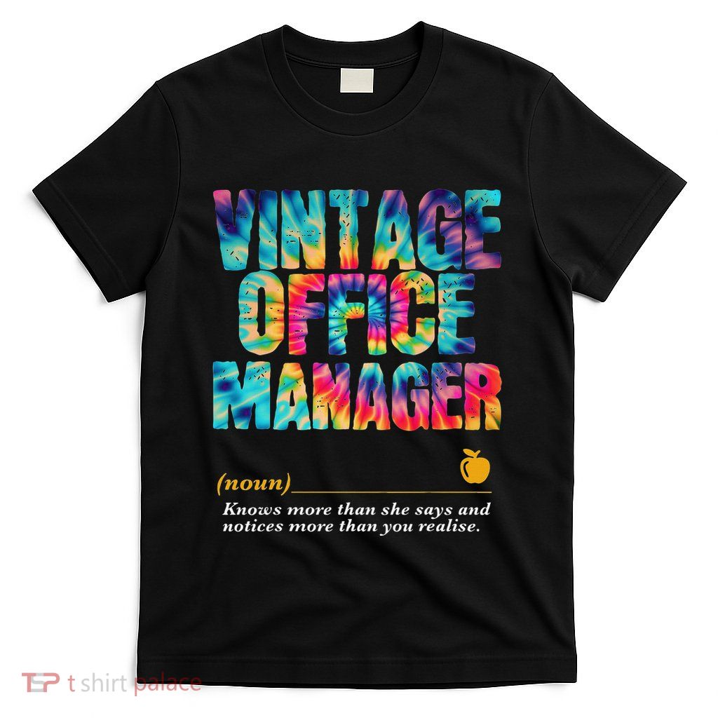 Office Manager Appreciation Week Back To School T-Shirt