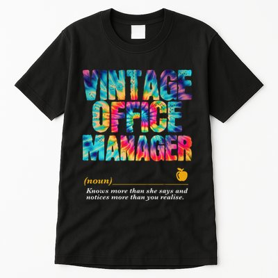 Office Manager Appreciation Week Back To School Tall T-Shirt