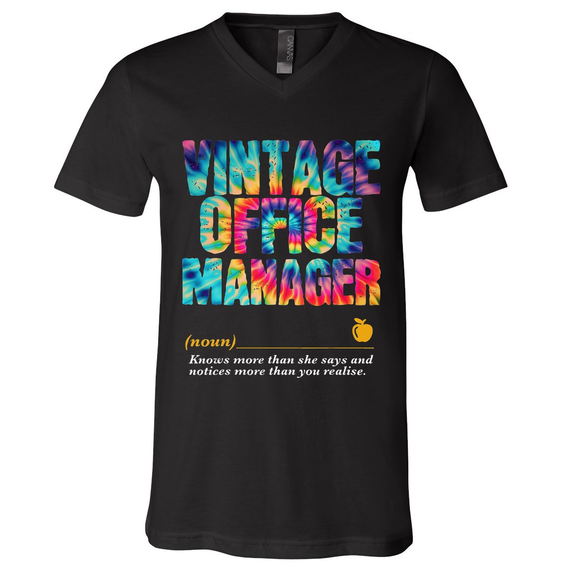 Office Manager Appreciation Week Back To School V-Neck T-Shirt