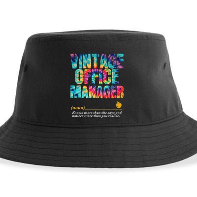 Office Manager Appreciation Week Back To School Sustainable Bucket Hat
