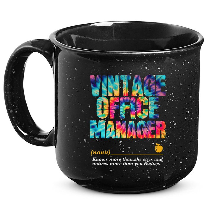 Office Manager Appreciation Week Back To School 15oz Campfire Ceramic Mug