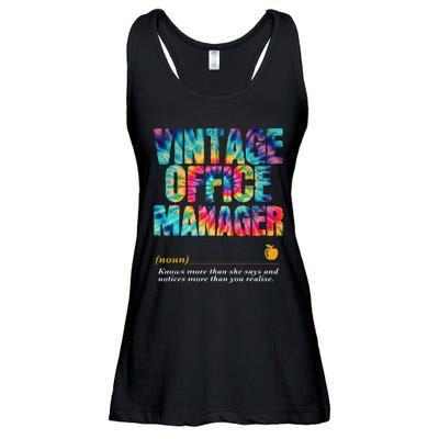 Office Manager Appreciation Week Back To School Ladies Essential Flowy Tank