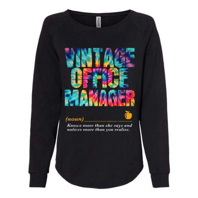 Office Manager Appreciation Week Back To School Womens California Wash Sweatshirt