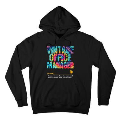 Office Manager Appreciation Week Back To School Tall Hoodie