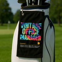 Office Manager Appreciation Week Back To School Golf Towel