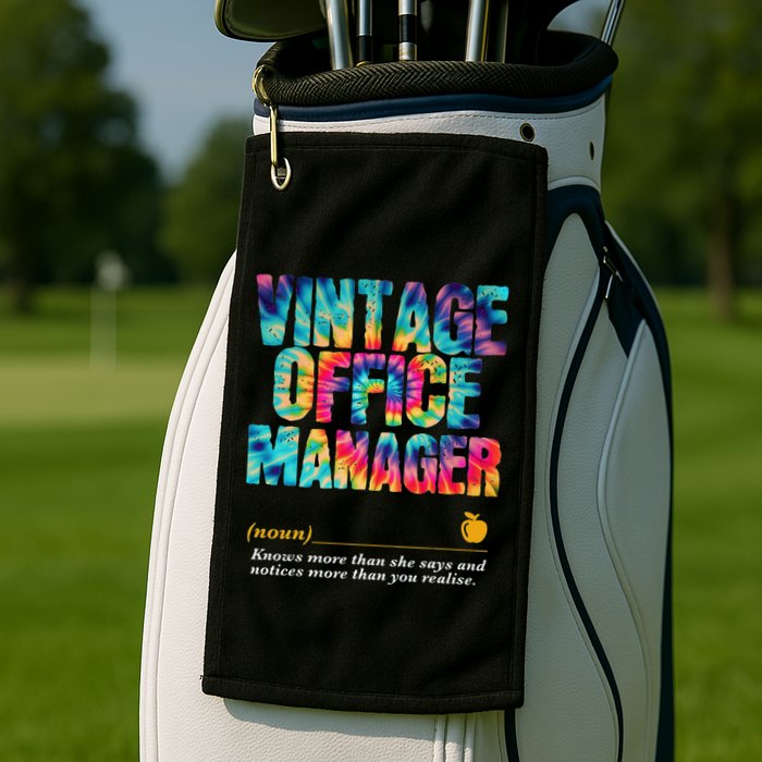 Office Manager Appreciation Week Back To School Golf Towel