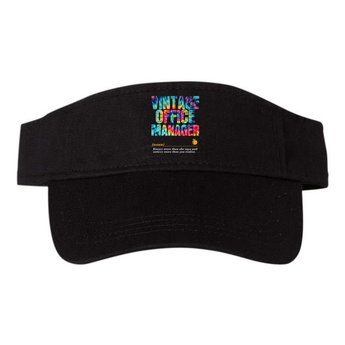 Office Manager Appreciation Week Back To School Valucap Bio-Washed Visor