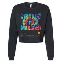 Office Manager Appreciation Week Back To School Cropped Pullover Crew