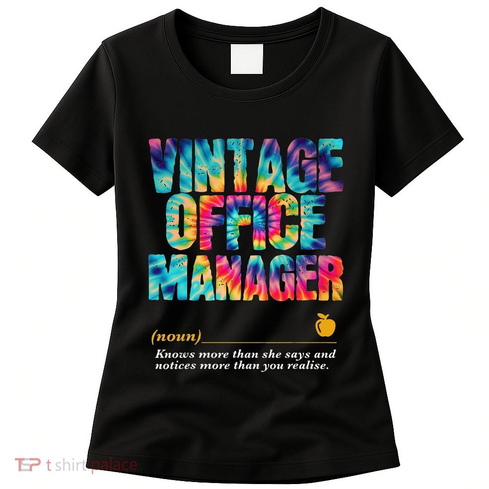 Office Manager Appreciation Week Back To School Womens T-Shirt