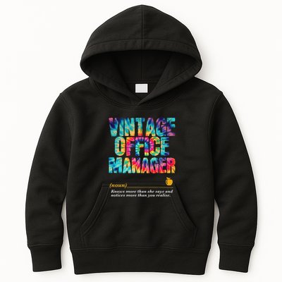 Office Manager Appreciation Week Back To School Kids Hoodie