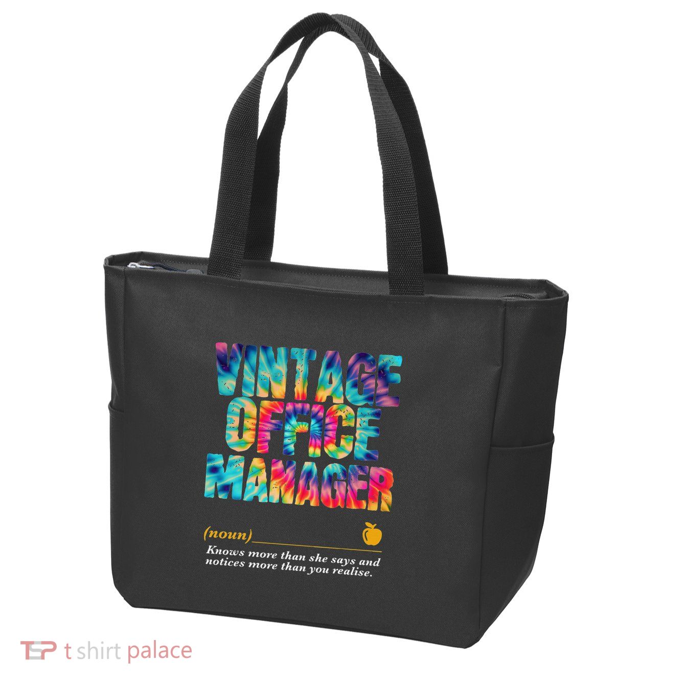 Office Manager Appreciation Week Back To School Zip Tote Bag