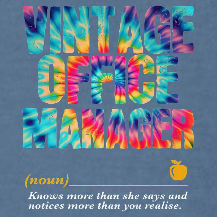 Office Manager Appreciation Week Back To School Garment-Dyed Sweatshirt