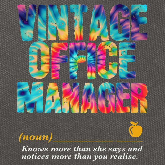 Office Manager Appreciation Week Back To School Cotton Canvas Backpack