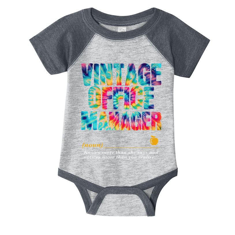 Office Manager Appreciation Week Back To School Infant Baby Jersey Bodysuit
