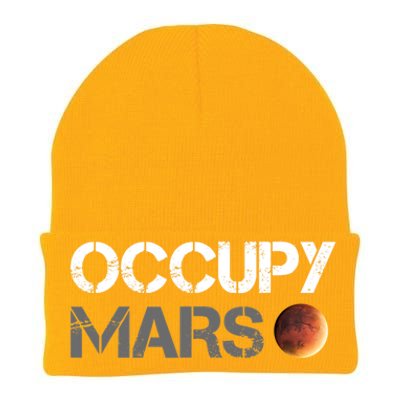 Occupy Mars Astronomy Space Explorer Rocket Science Knit Cap Winter Beanie