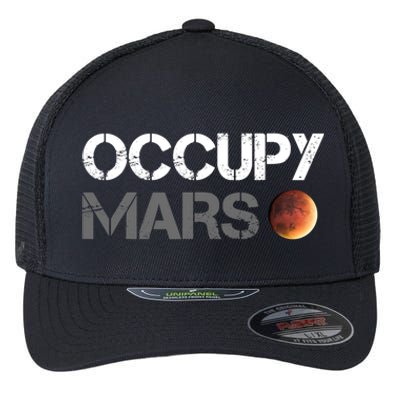 Occupy Mars Astronomy Space Explorer Rocket Science Flexfit Unipanel Trucker Cap