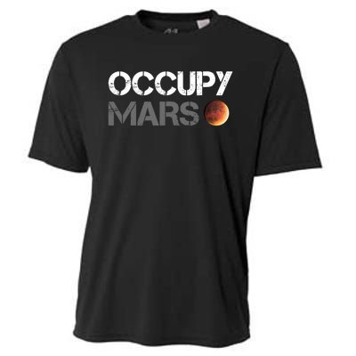 Occupy Mars Astronomy Space Explorer Rocket Science Cooling Performance Crew T-Shirt