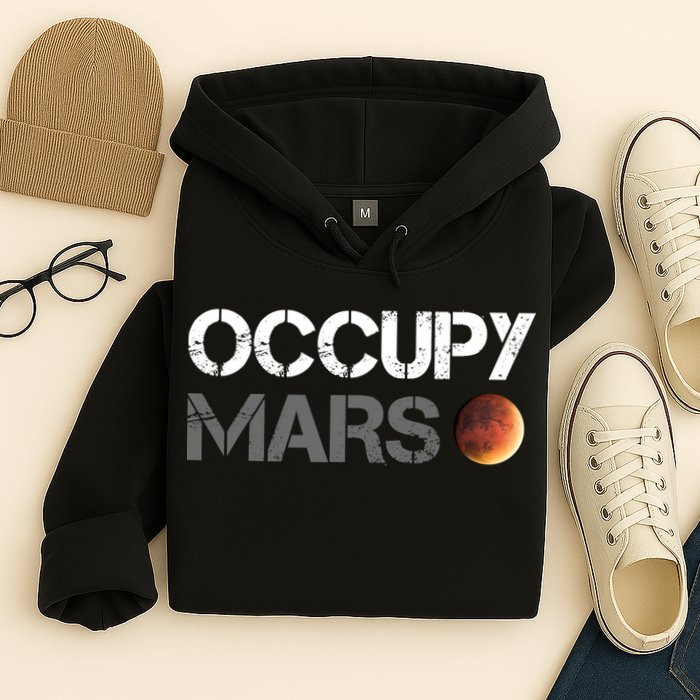 Occupy Mars Astronomy Space Explorer Rocket Science Hoodie