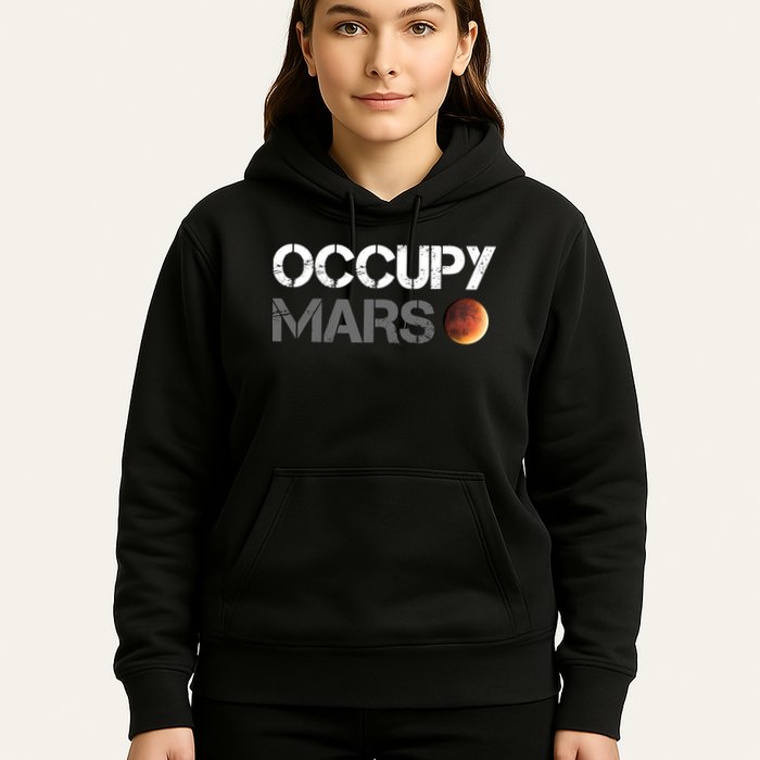 Occupy Mars Astronomy Space Explorer Rocket Science Hoodie