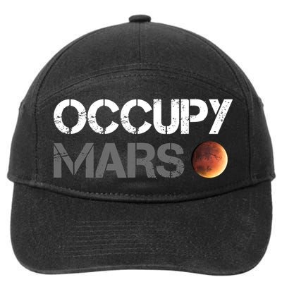 Occupy Mars Astronomy Space Explorer Rocket Science 7-Panel Snapback Hat