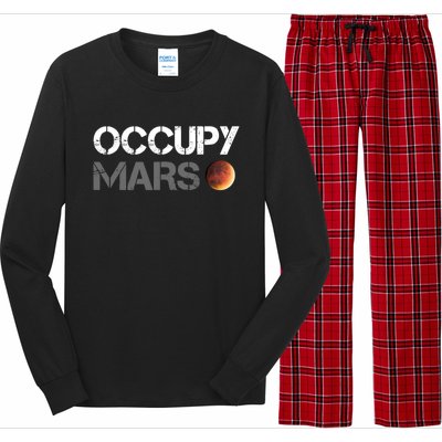 Occupy Mars Astronomy Space Explorer Rocket Science Long Sleeve Pajama Set